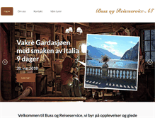 Tablet Screenshot of bussogreiseservice.no